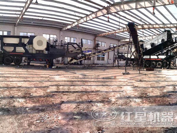 移動破碎設備生產現場 移動破碎設備生產現場