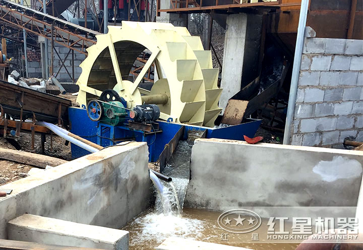 洗砂機用戶生產現場 洗砂機用戶生產現場